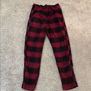 Red and Black Checkered Men's Pants